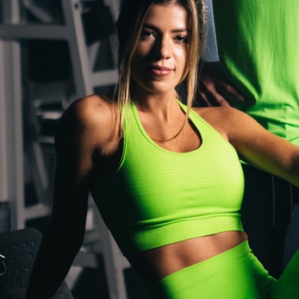 Alphalete Lime Green Women's Sports Bra